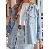 DStreet Kurtka damska koszulowa oversize OVERBOR niebieska | shoptok.hr