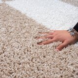 Lesnina XXXL PREPROGA Z VISOKIM FLOROM Milano tkano bela, bež | Shoptok.si