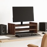 vidaXL Stojalo za monitor rjavi hrast 50x27x20 cm inženirski les cene