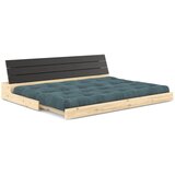 Karup Design Plava sklopiva sofa od samta 196 cm Base – | shoptok.hr