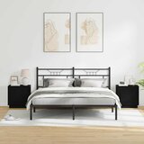  Noćni ormar 2 pcs Crna 44 x 34,5 x 45 cm Konstruirano drvo | shoptok.hr