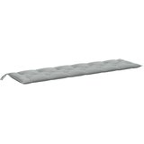  Jastuci za vrtnu klupu 2 kom svjetlosivi 200x50x7 cm tkanine | shoptok.hr