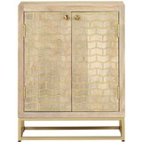  Komoda s 2 vratima 55 x 30 x 70 cm od masivnog drva manga | shoptok.hr