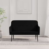 Klupa crna 110 x 76 x 80 cm od tkanine - Crna | shoptok.hr