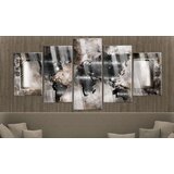  Slika na akrilnom staklu - Graphite Map [Glass] 200x100 | shoptok.hr