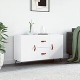 vidaXL Komoda bela 100x36x60 cm inženirski les Cene