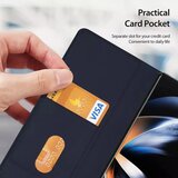 Dux ducis Bril – kožna maska za Samsung Galaxy Z Fold5 5G plava | shoptok.hr