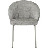 CARRYHOME STOL, kovina, tekstil rjavosiva | Shoptok.si