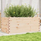  Vrtna sadilica 110x60x45,5 cm od masivne borovine | shoptok.hr
