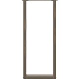  Noge za barski stol U-oblik 2 kom Prirodni čelik 50 x (110-111) cm Čelik - Prirodna 50 x (110-111) cm 2 1 | shoptok.hr