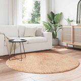  Čupavi tepih s visokim vlaknima NAVARRA bež 160x160cm poliester | shoptok.hr