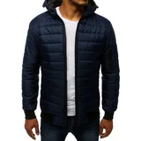 DStreet Kurtka męska pikowana bomber jacket granatowa