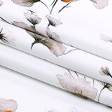  Curtain SERENITY color white printed theme vegetable style classic silver silver metal eyelets blackout 140x250 AmeliaHome | shoptok.hr