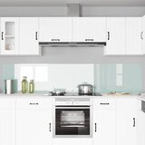  Kuhinjski zid 2 pcs Bijelo 120 x 50 cm Staklo otporno na udarce | shoptok.hr