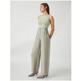 Koton High Waist Wide Leg Pocketed Trousers | shoptok.hr