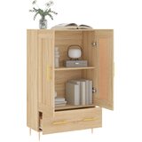  Visoka komoda boja hrasta 69,5 x 31 x 115 cm konstruirano drvo | shoptok.hr
