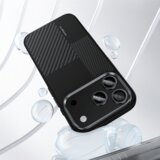 Benks Montage Magnetic Armor Pro Kevlar maska ​​s metalnim okvirom 600D+1500D (MA69) za iPhone 17 Pro crna (gumb za upravljanje kamerom) | shoptok.hr