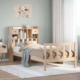 vidaXL Knjižna postelja brez ležišča 90x200 cm trdna borovina | Shoptok.si