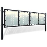 Crna jednokrilna ogradna vrata 300x100 cm | shoptok.hr
