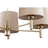 Brilagi Luster na šipci MONTE 5xE27/15W/230V bež/zlatna | Eponuda.com