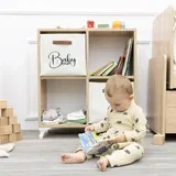 Komoda za knjige i igračke, Bež