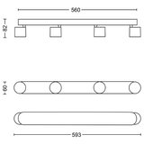 Philips LED prigušiva spot svetiljka STAR 4xLED/4,5W/230V | Eponuda.com