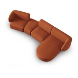 Milo Casa Kutna garnitura od šenila boja terakote (s desnim kutom/s ležaljkom) Paolo – | shoptok.hr