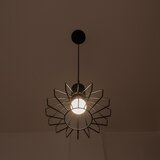  Visilica na sajli SOLANO 1xE27/15W/230V crna/sjajni hrom | Eponuda.com