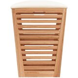  Kupaonski stolac 40,5 x 40,5 x 56 cm od masivnog drva oraha | Eponuda.com
