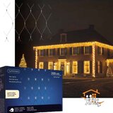  Spoljašnja novogodišnja LED svetleća mreža 100x260cm Toplo bela Lumineo Icicle 494881 | Eponuda.com