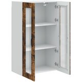  Zidni stakleni ormarić Dimljeni hrast 60 x 31 x 100 cm | shoptok.hr