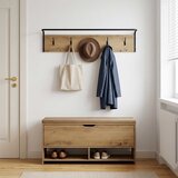  Vješalica za kapute Zidne Hrast artisan 100 x 30 x 25 cm | shoptok.hr