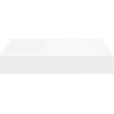  Plutajuće zidne police 2 kom bijele 23 x 23,5 x 3,8 cm MDF | shoptok.hr