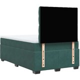 Box spring krevet s madracem tamnozeleni 120x200 cm baršunasti | shoptok.hr