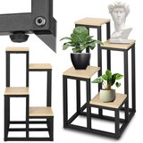 springos metalni stalak za cvijeće s 4 police 34 x 34 x 68 cm | shoptok.hr