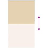 Rolo zavjesa Blackout Bež 120x230 cm Širina tkanine 116,6 cm | Eponuda.ba