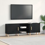 vidaXL TV ormarić Crni hrast Konstruirano drvo 150.2 × 30.3 × 50.2 cm | shoptok.hr