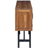 TV stojalo s predalom Naravna 110 x 30 x 75 cm Trden tikov les, (5000112805) | Shoptok.si