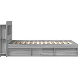  Okvir kreveta s pohranom s uzglavljem Siva Sonoma 80 x 200 cm | Eponuda.com