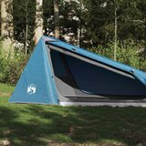  The Living Store Šotor za kampiranje za 1 osebo moder vodoodporen - Šotor Za Kampiranje, (21486693) | Shoptok.si