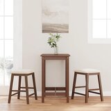 Furnova Bar stoli z blazinami 2 kosa Brown Solid Wood Rubber, (21955512) | Shoptok.si