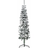  Tanka umjetna polovica božićnog drvca sa snijegom 150 cm | shoptok.hr