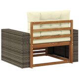  Srednji zunanji kavč Masiven les akacije Naravna, (5000272291) | Shoptok.si
