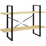 vidaXL ormarić za knjige s 2 razine 100 x 30 x 70 cm od borovine | shoptok.hr