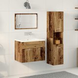  Set namještaja za kupaonicu 3 pcs Staro drvo Konstruirano drvo | shoptok.hr