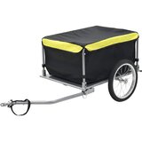 Prikolica za bicikl crno-žuta 65 kg | shoptok.hr