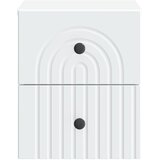  Stenski nočni omarici Bela 33 x 34,5 x 40 cm Inženirski les, (5000298636) | Shoptok.si