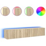  Zidni TV ormarići LED 2 kom boja hrasta sonome 80x35x31 cm | Eponuda.ba