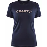 Craft CORE ESSENCE LOGO TEE W Ženska funkcionalna majica, tamno plava, veličina