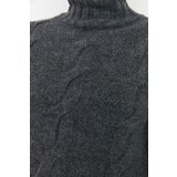 Trendyol Anthracite Soft Textured Crop Knitted Sweater | Eponuda.ba